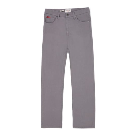 Harry Orta Bel Düz Kesim Düz Paça Gri Erkek Pantolon