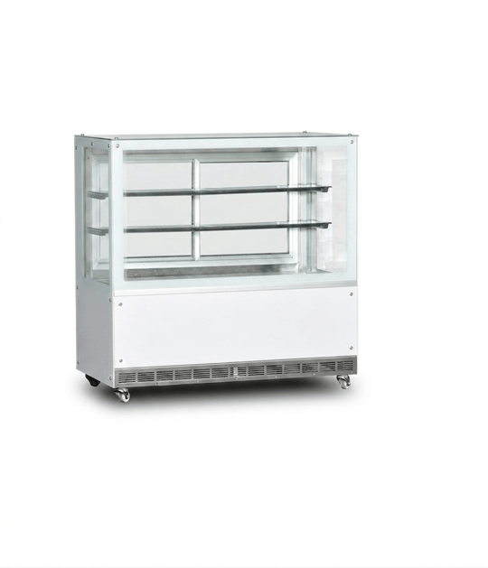 Dampak 100 Cm Düz Camlı Soğutmalı Pasta Teşhir Dolabı Siyah - 22P0F0D-SO