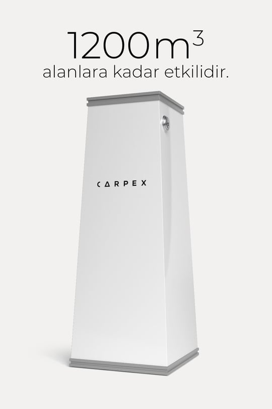 Auramax Pro 1200L Geniş Alan Koku Makinesi Beyaz ve Ginger Flowers Auramax Koku Kartuşu 250 ML Seti