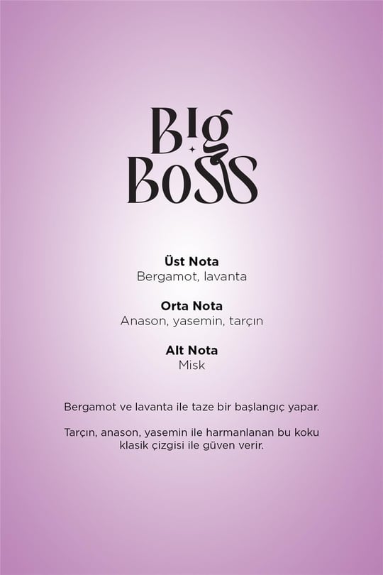 Big Boss 50ML Classic Seri