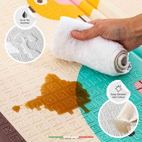 Elele Monti Road Katlanabilir Oyun Matı Oyun Halısı 180x200x1 Cm XFD213 Monti Road