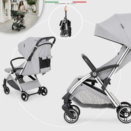 Elele Nuvola Kabin Tipi Bebek Arabası Gri