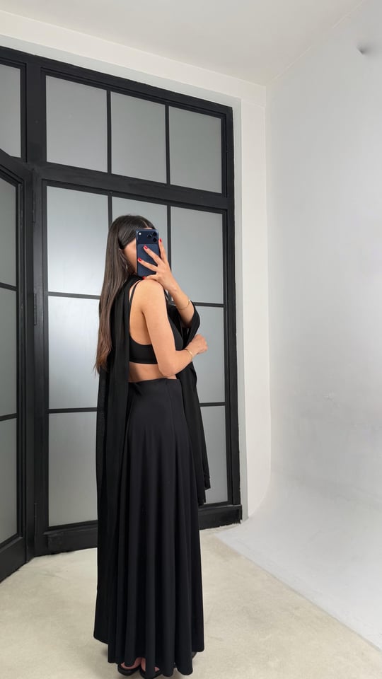 Acı Kahve Modal Kumaş Basic Etek GAUS-01559