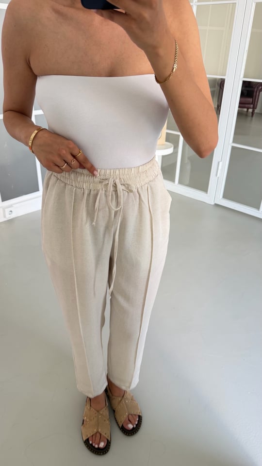 Taş Keten Havuç Pantolon GAUS-01701