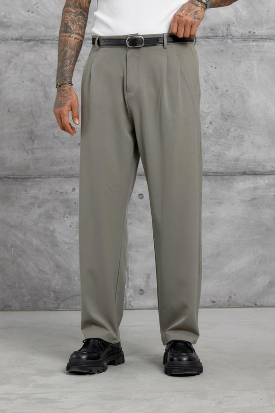 Haki JGGR BAGGY KUMAŞ PANTOLON
