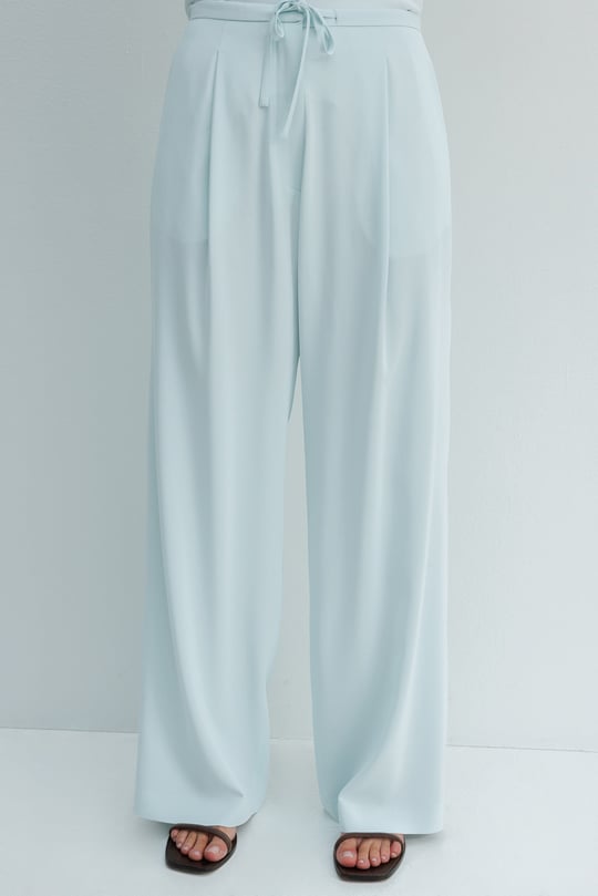Bağcıklı Bol Kesim Pantolon