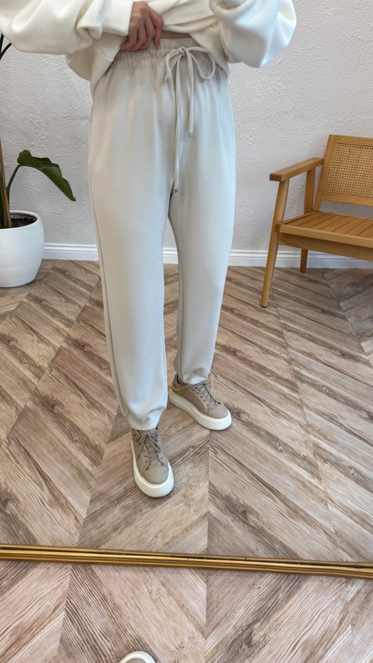 AÇIK BEJ 3837 JOGGER PANTOLON 