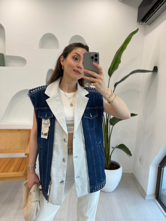 AÇIK GRİ 4175 YELEK 