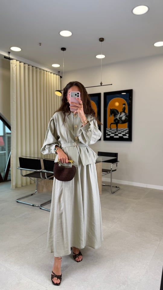 AÇIK HAKİ 6551 KOL PİLE DETAY ETEK TAKIM