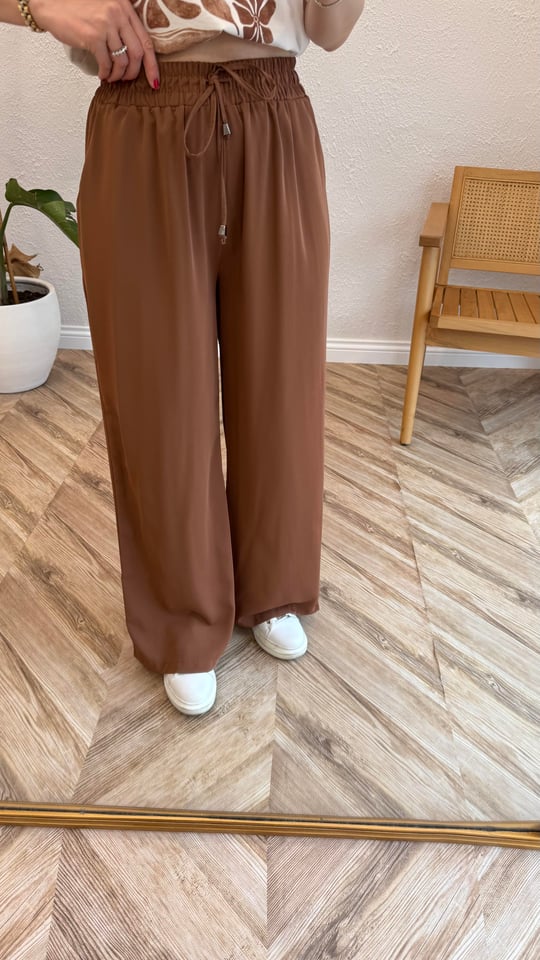 AÇIK KAHVE 0858 BOL PAÇA PANTOLON