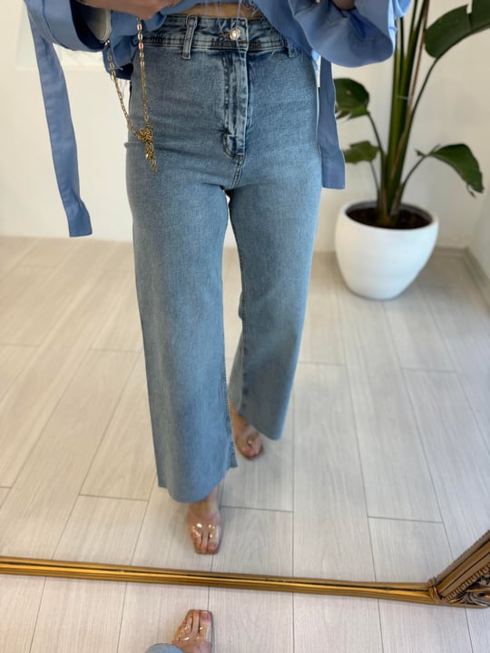 AÇIK MAVİ 0105 FLARE JEAN 