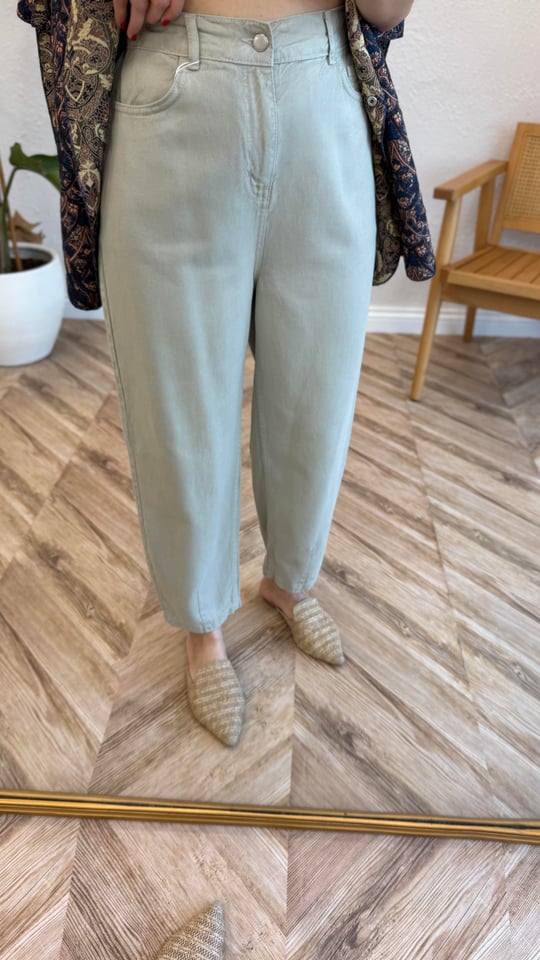 AÇIK YEŞİL 5187 TENSEL PANTOLON 
