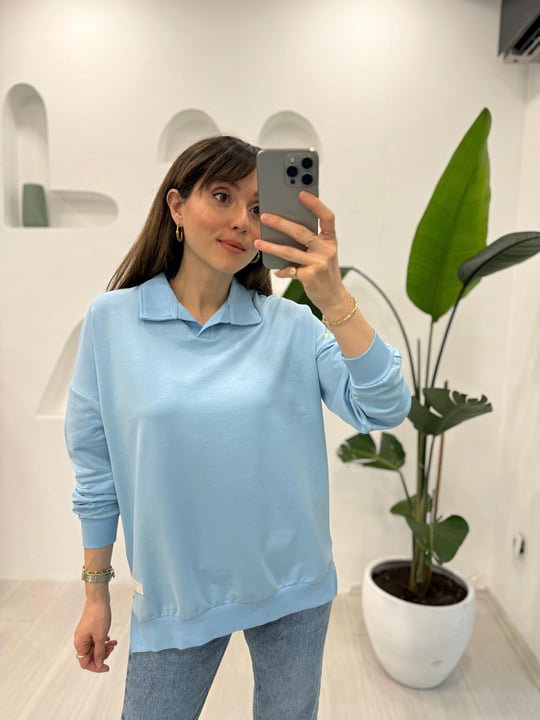 BEBE MAVİ 8054 SWEAT