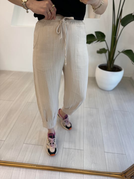 BEJ 0255 PAÇASI PİLİLİ PANTOLON