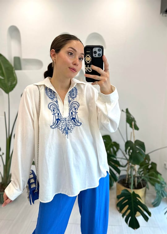 BEJ 1379 NAKIŞLI GÖMLEK