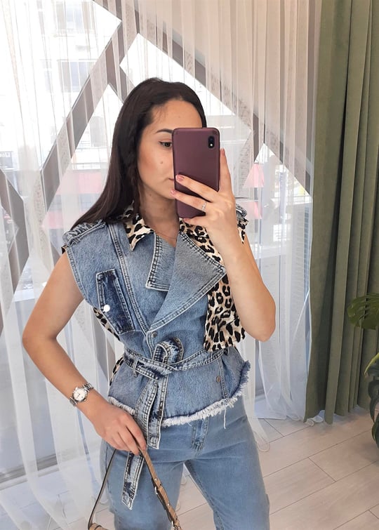 BEJ 2514 LEOPAR DETAY YELEK 
