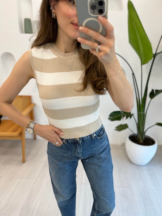 BEJ 31722 ÇİZGİLİ CROP 
