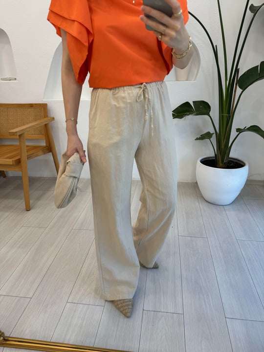 BEJ 6252 KETEN PANTOLON