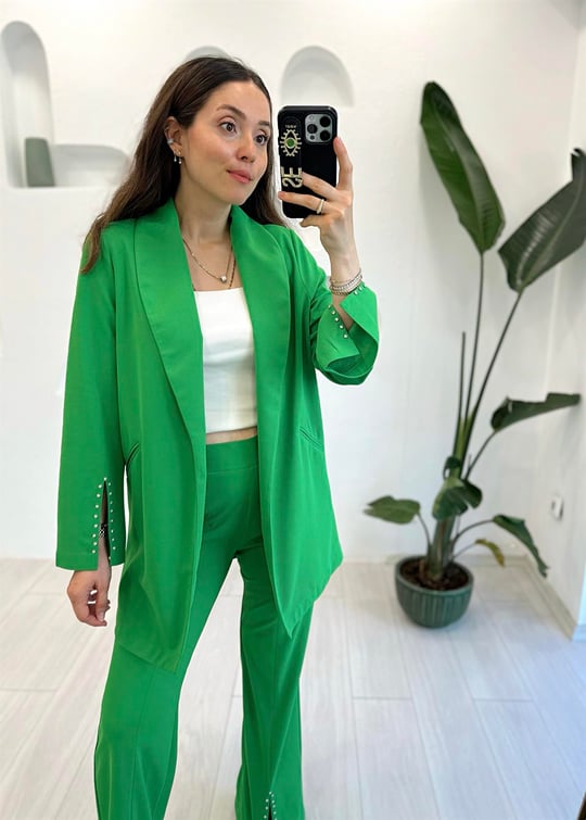 BENETTON 9021 YIRTMAÇ DETAY CEKET TAKIM