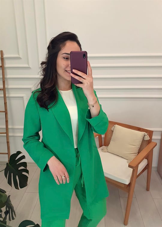 BENETTON ŞAL YAKA CEKET 