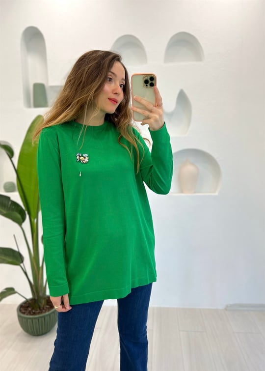 BENETTON VİSKON TRİKO BLUZ 