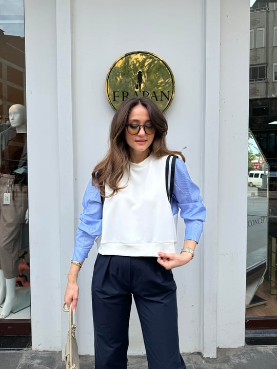 BEYAZ 2903 MODAL SWEAT 