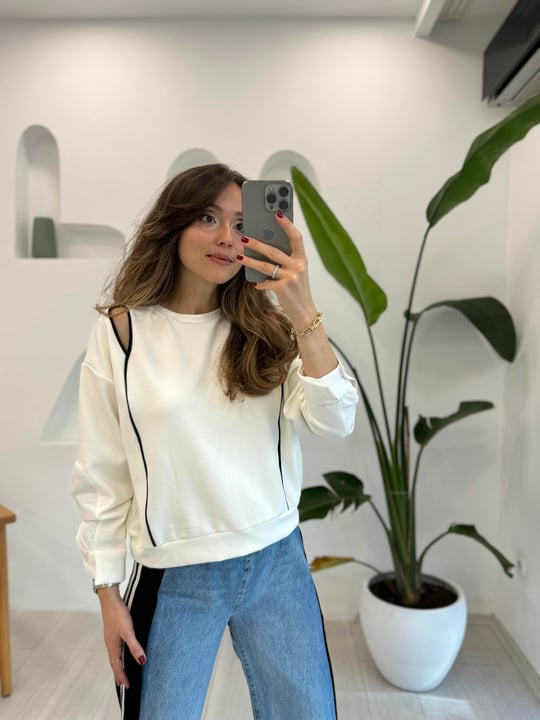 BEYAZ 2963 MODAL SWEAT