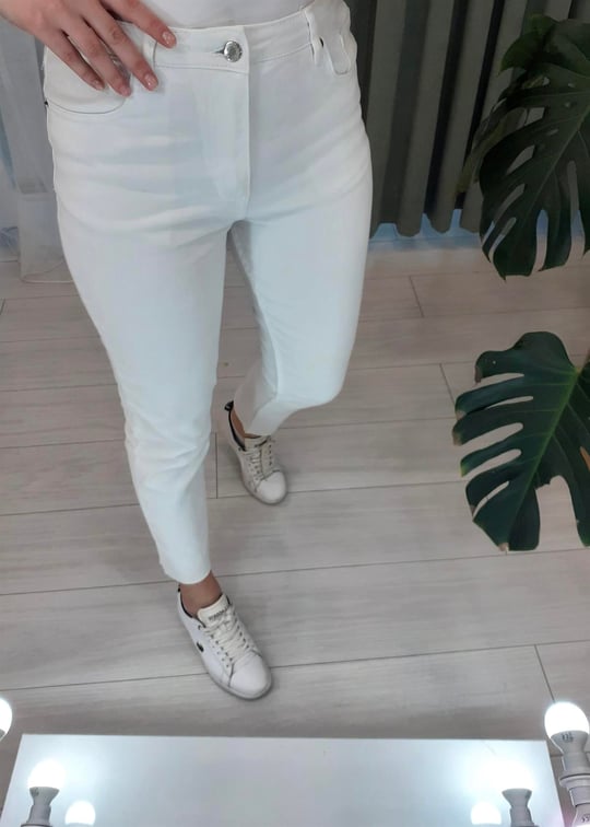 BEYAZ 360 BOYFİT JEAN