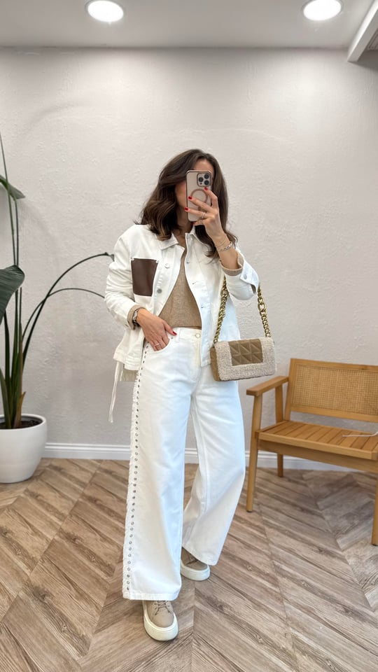 BEYAZ 7558 GABARDİN PANTOLON