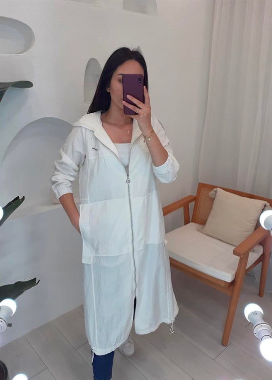 BEYAZ FERMUARLI KAP