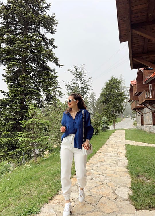BEYAZ JOGGER JEAN