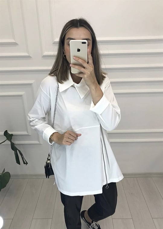 BEYAZ POPLİN GÖMLEK 