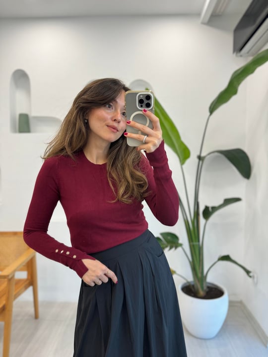 BORDO 1267 BİSİKLET YAKA DROPLU TRİKO