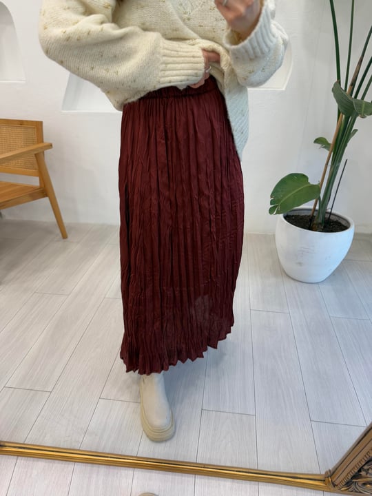 BORDO 3251 KIRAŞLI ETEK 