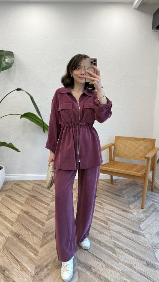 BORDO 4025 FERMUARLI PANTOLON TAKIM 