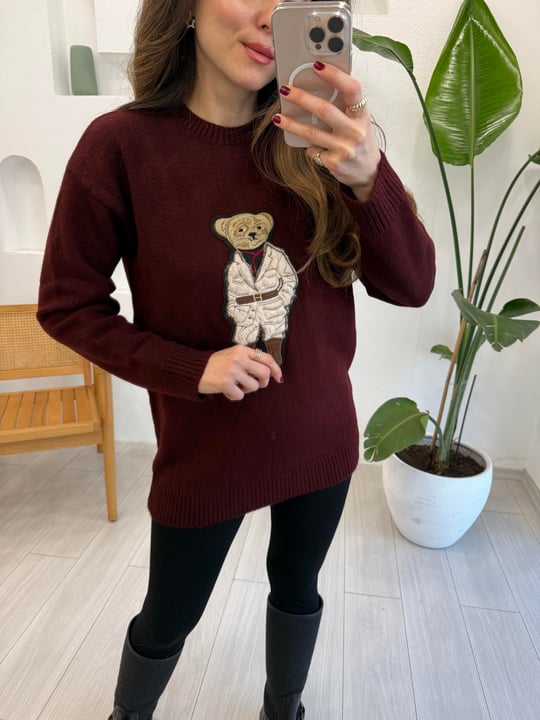 BORDO 4745 TEDDY KAZAK 