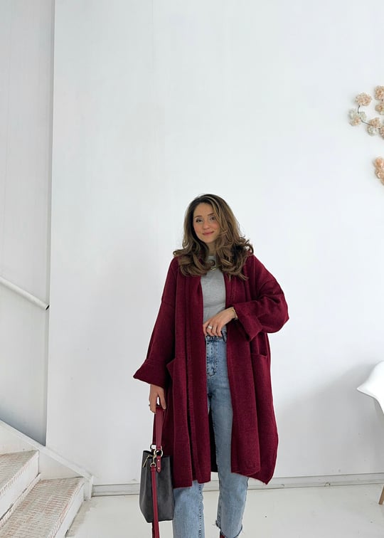 BORDO 60197 ŞAL YAKA HIRKA 