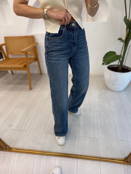 BUZ MAVİ 71691 WİDELEG PANTOLON