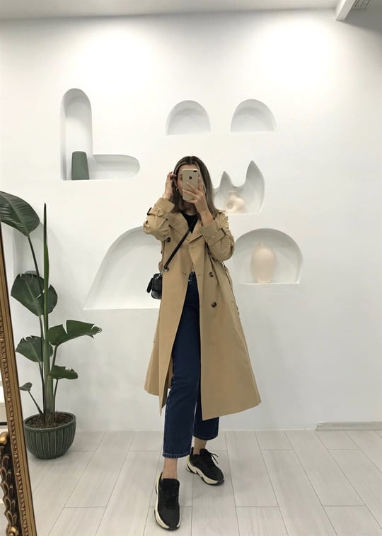 CAMEL TRENÇKOT