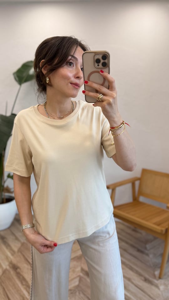 DİLVİN 1763 BİSKLET YAKA TİŞÖRT TAŞ S