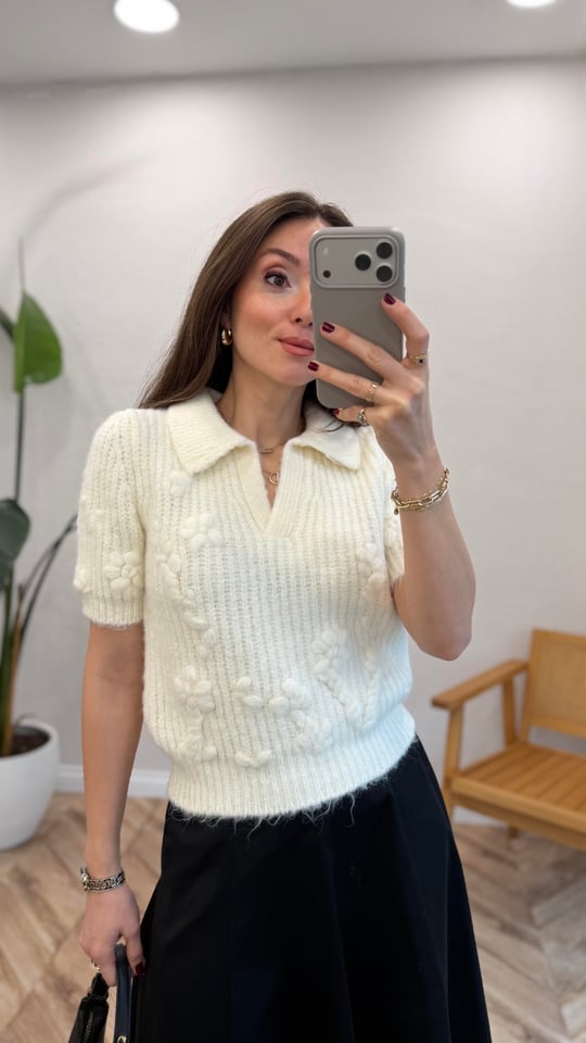 EKRU 0829 POLO YAKA KAZAK