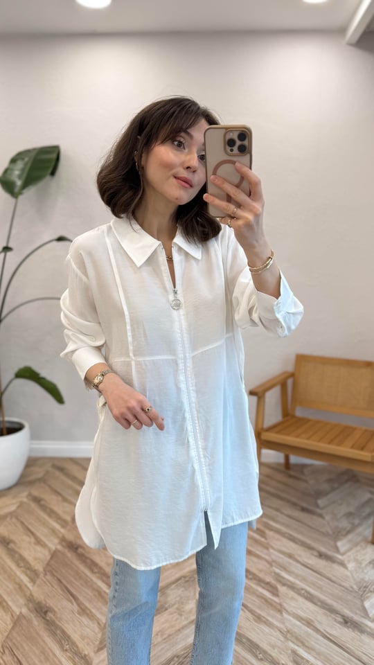 EKRU 2835 FERMUARLI CEKET 
