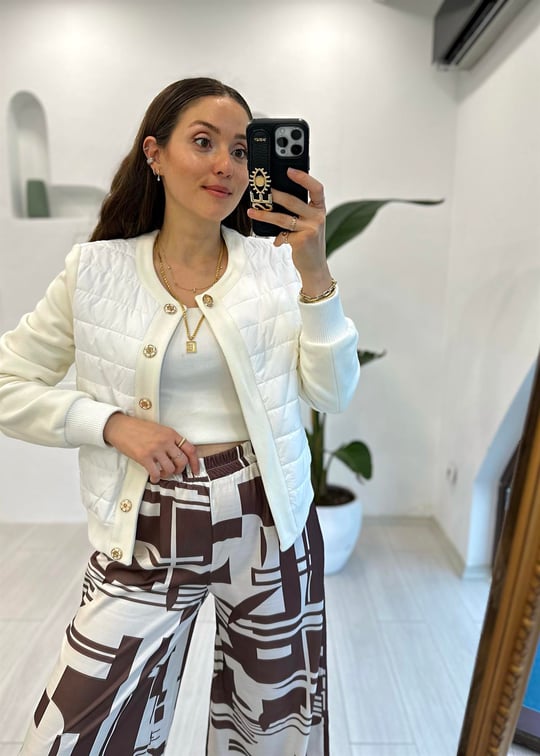 EKRU 4129 CASUAL MİDİ BOMBER 