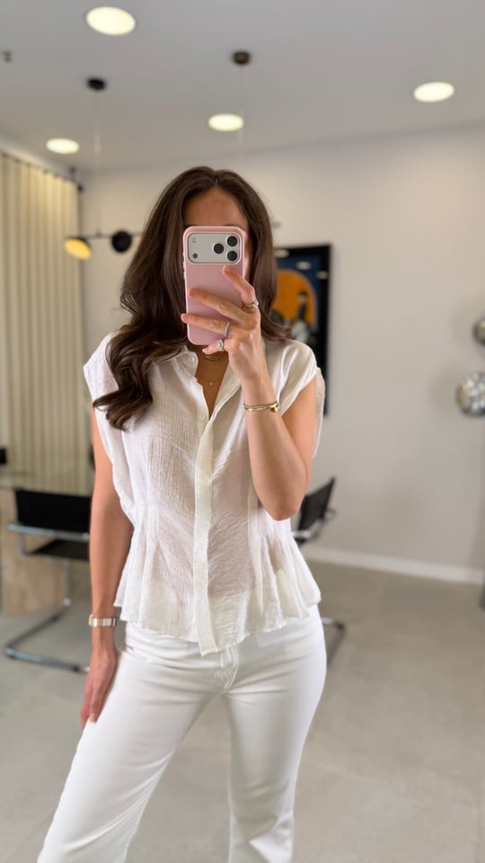 EKRU 8666 BÜZGÜLÜ GÖMLEK 