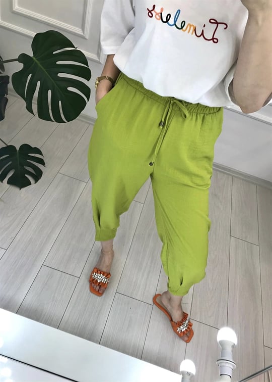 FISTIK YEŞİL PANTOLON
