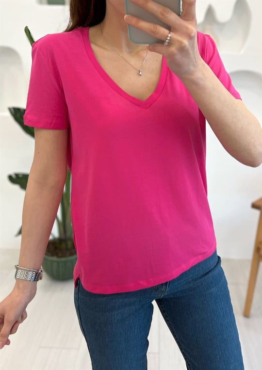 FUŞYA 3470 V YAKA TSHIRT 