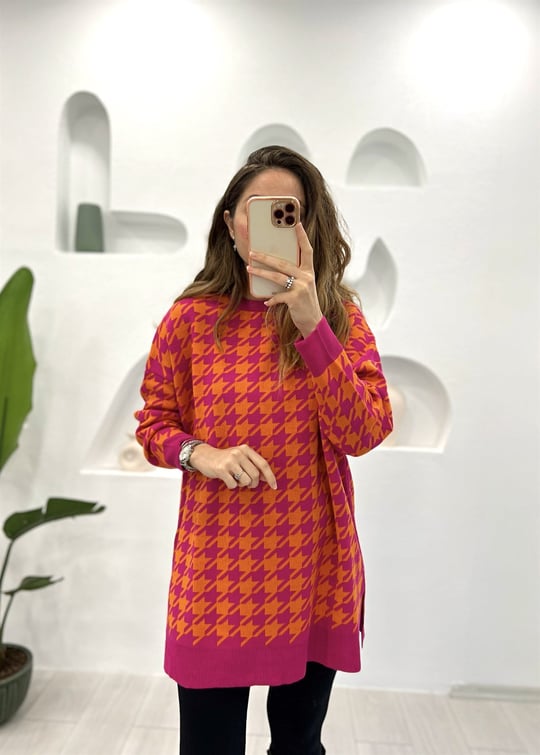 FUŞYA-ORANGE KAZAYAĞI KAZAK 