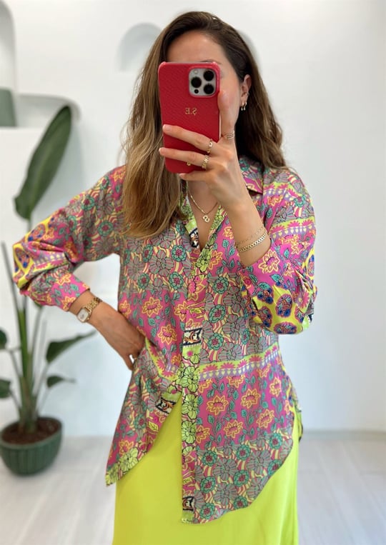 FUŞYA SATEN TUNİK