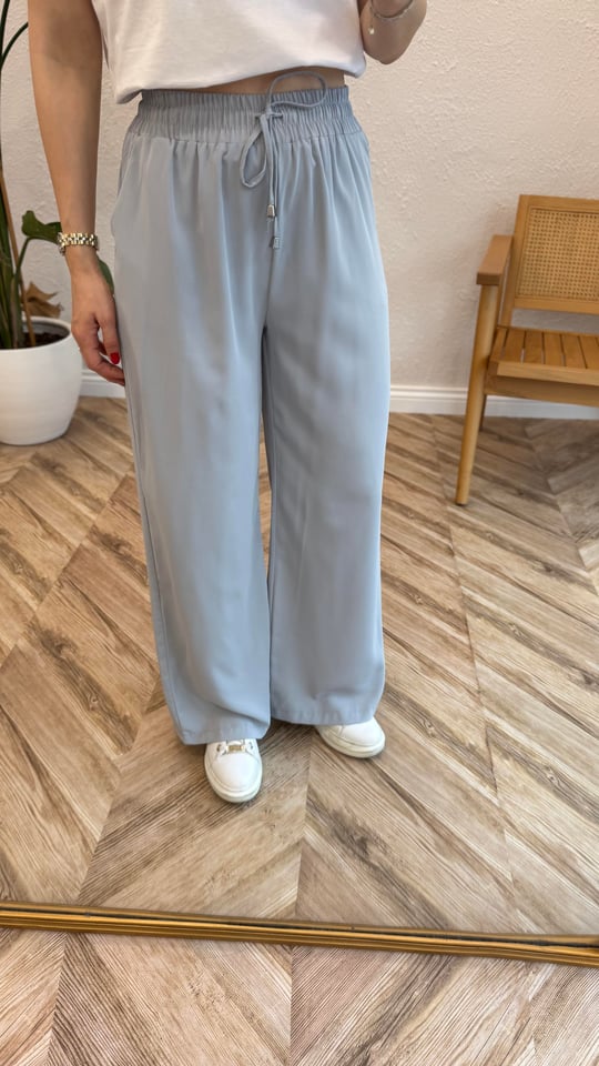 GRİ 0858 BOL PAÇA PANTOLON