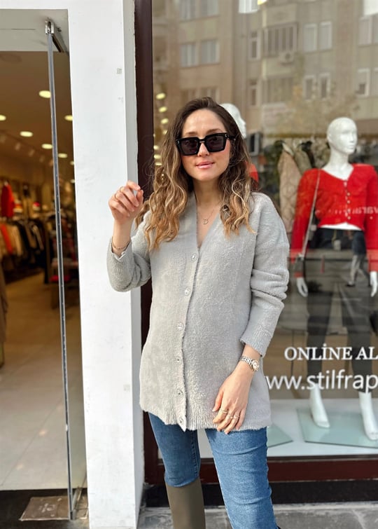 GRİ ANGORA HIRKA